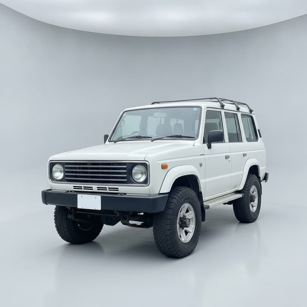 Same car with a clean studio background after Listiq AI enhancement